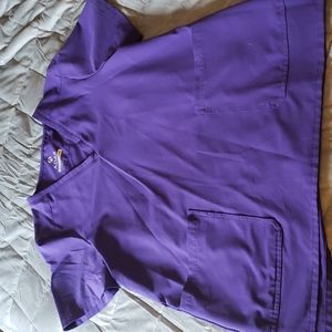 Large Adar Scrub set in purple